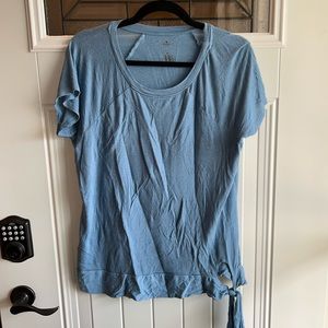 St Johns Bay Active Blue Front Tie Size Large